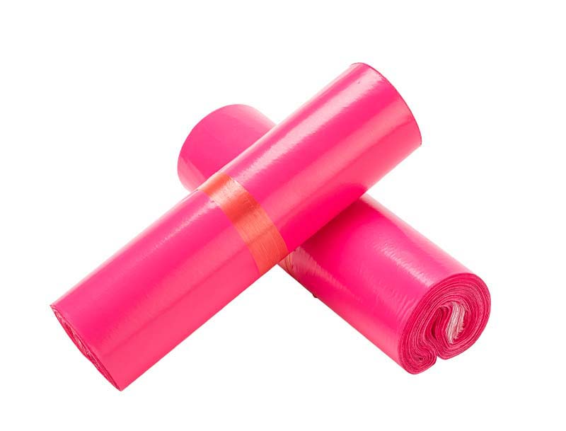 资源玫红色快递袋-02